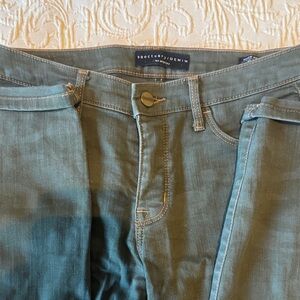 Sanctuary Women's Green Straight Leg Jeans